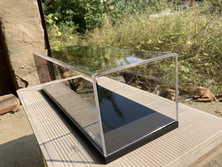 Special dust-proof storage display box for ship car models, high transparent base acrylic display