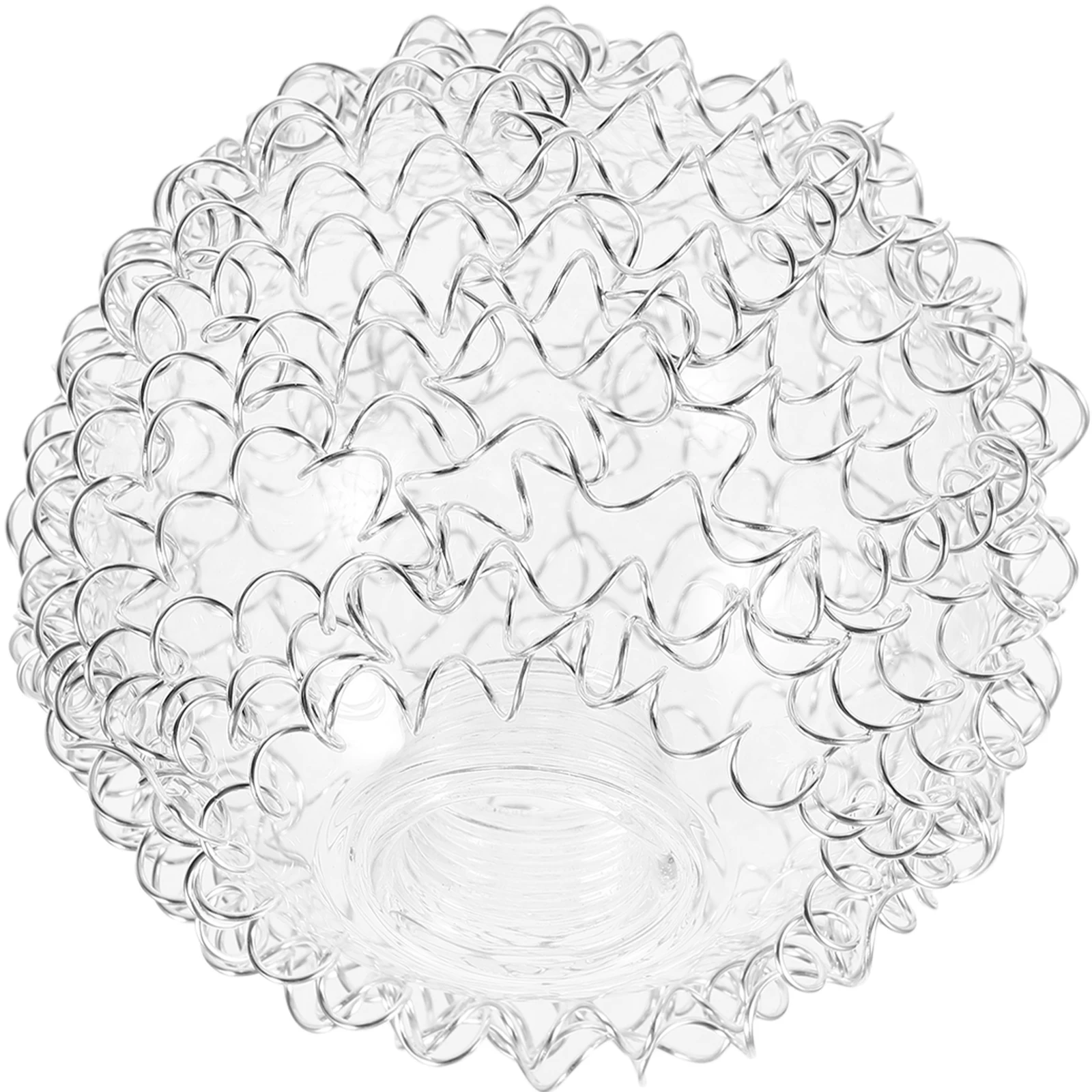 

Globe Glass Lampshade Aluminum Wire Sturdy Replacement Lamp Shade Cover for Pendant Ceiling Chandelier Decorative Light Shades