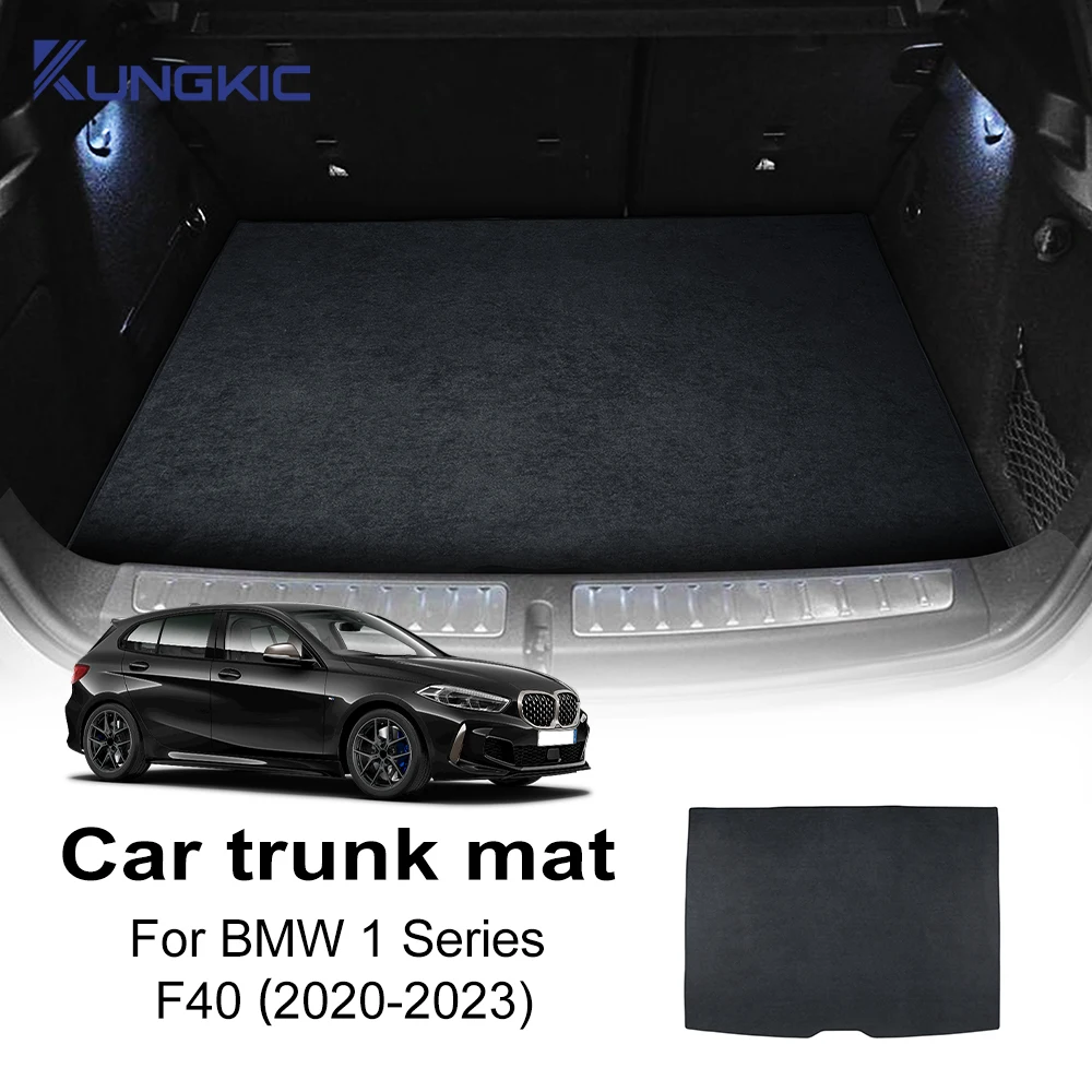 

Для BMW F40 серии 1 2020 2021 2022 2023, фланелевая задняя накладка на багажник, аксессуары, антигрязный коврик для багажника, украшение, замша
