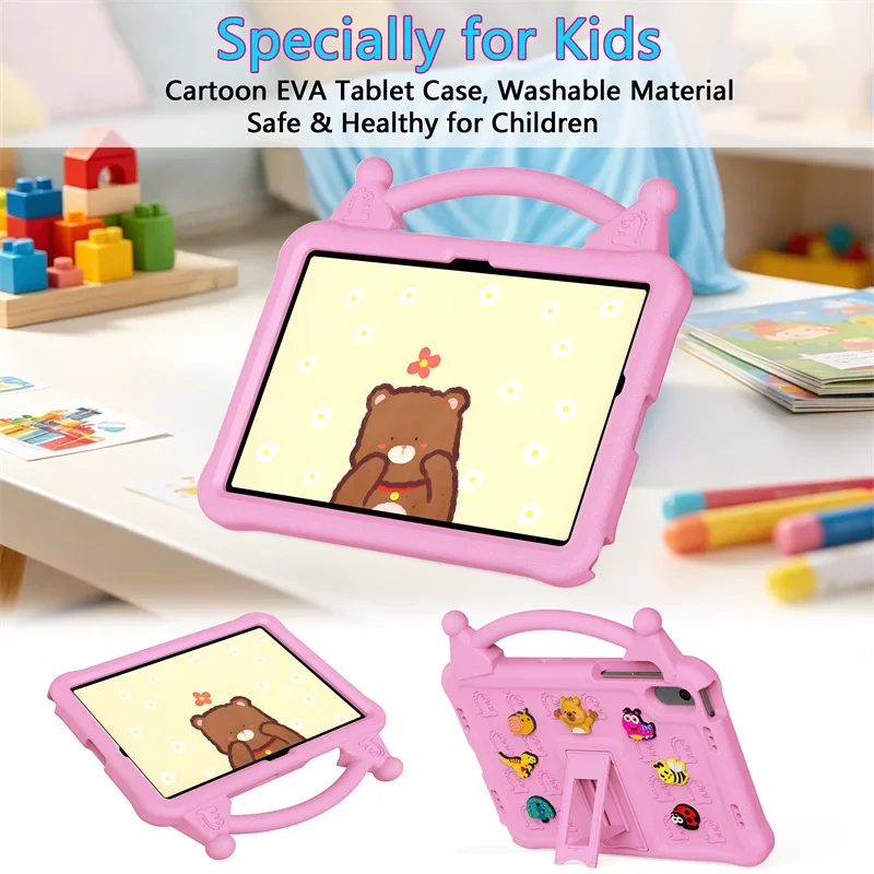 Cute EVA Shockproof Cover For Honor Pad X8b / X8a 11inch Tablet PC Durable Backwards Stand Coque