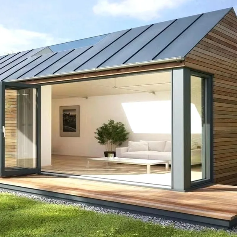Modular Tiny House Foldable Prefab Cabin Garden Room Guest Studio for Family Homes Home Office Backyard Leisure and Remote Work