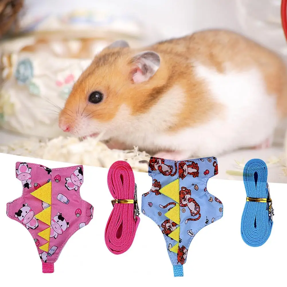 1 Set Cozy Hamster Clothes Cute Traction Tool Fashion Outfit Chinchillas Rabbit Harness Ferrets Rat Clothes