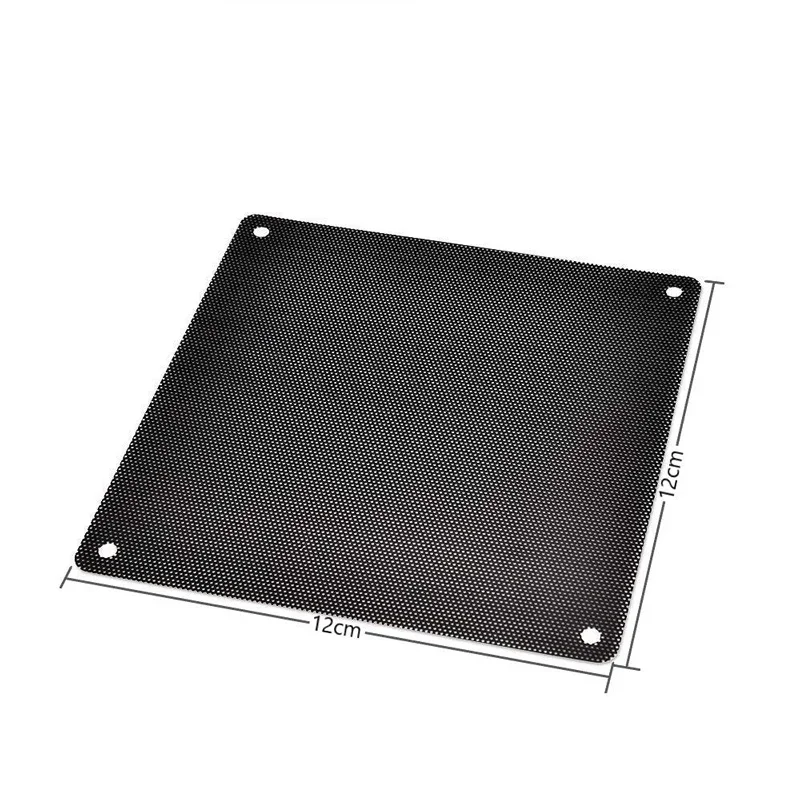 6cm 8cm 12cm PVC Black  Computer Fan Dust Filter Net Dustproof Cover Guard PC Cooler Fan Mesh Case