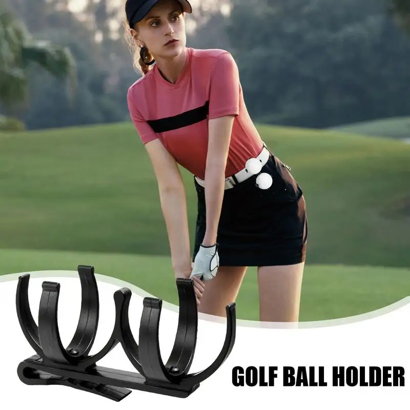 

Golf Ball Organizer Holder Golf Ball Holder Belt Clamp Portable Games Organizer Attachment For Women Men Teens Outdoor
