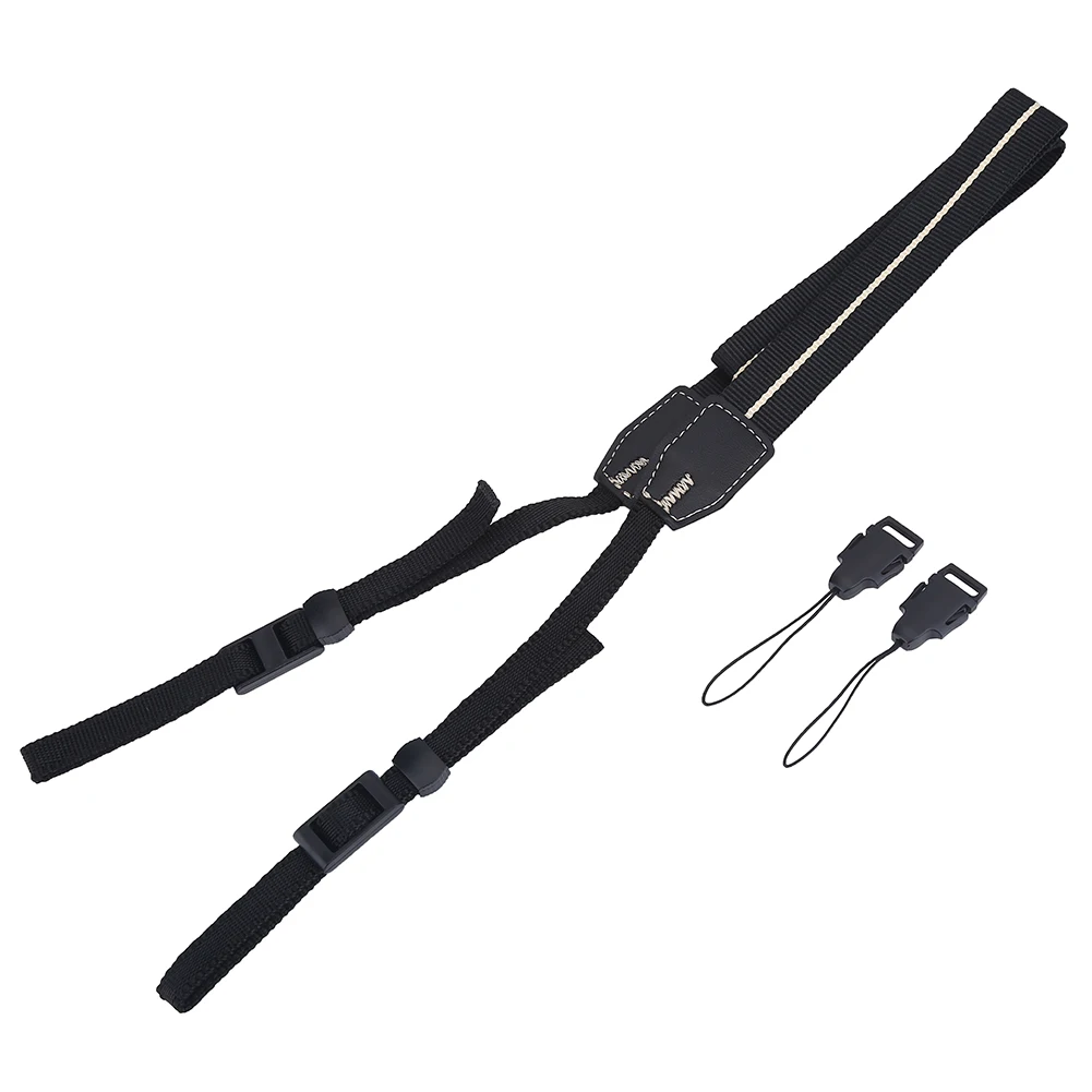 Universal Adjustable Colorful Strip Nylon Camera Belt Shoulder Neck Strap Soft Comfortable Easy To Adjust Photography Accessory