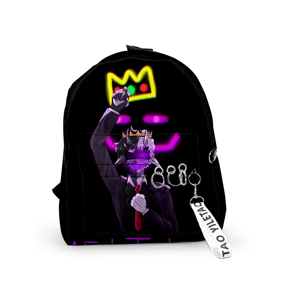 

Cartoon Popular Dream Ranboo Backpacks Boys/Girls pupil School Bags 3D Print Keychains Oxford Waterproof Cute Small Backpacks
