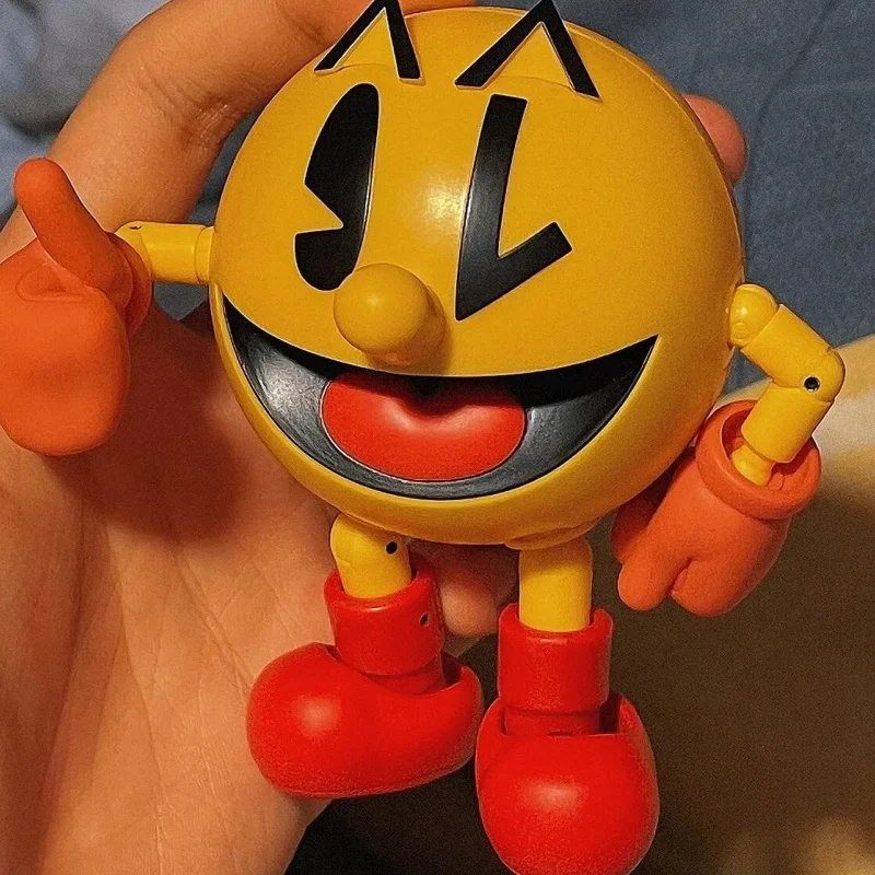 Hot Original Goods In Stock Banda Shf Pac Man Figure Model Toys Super Cute Pvc Classic Game Characters Action Figure Anime Gift