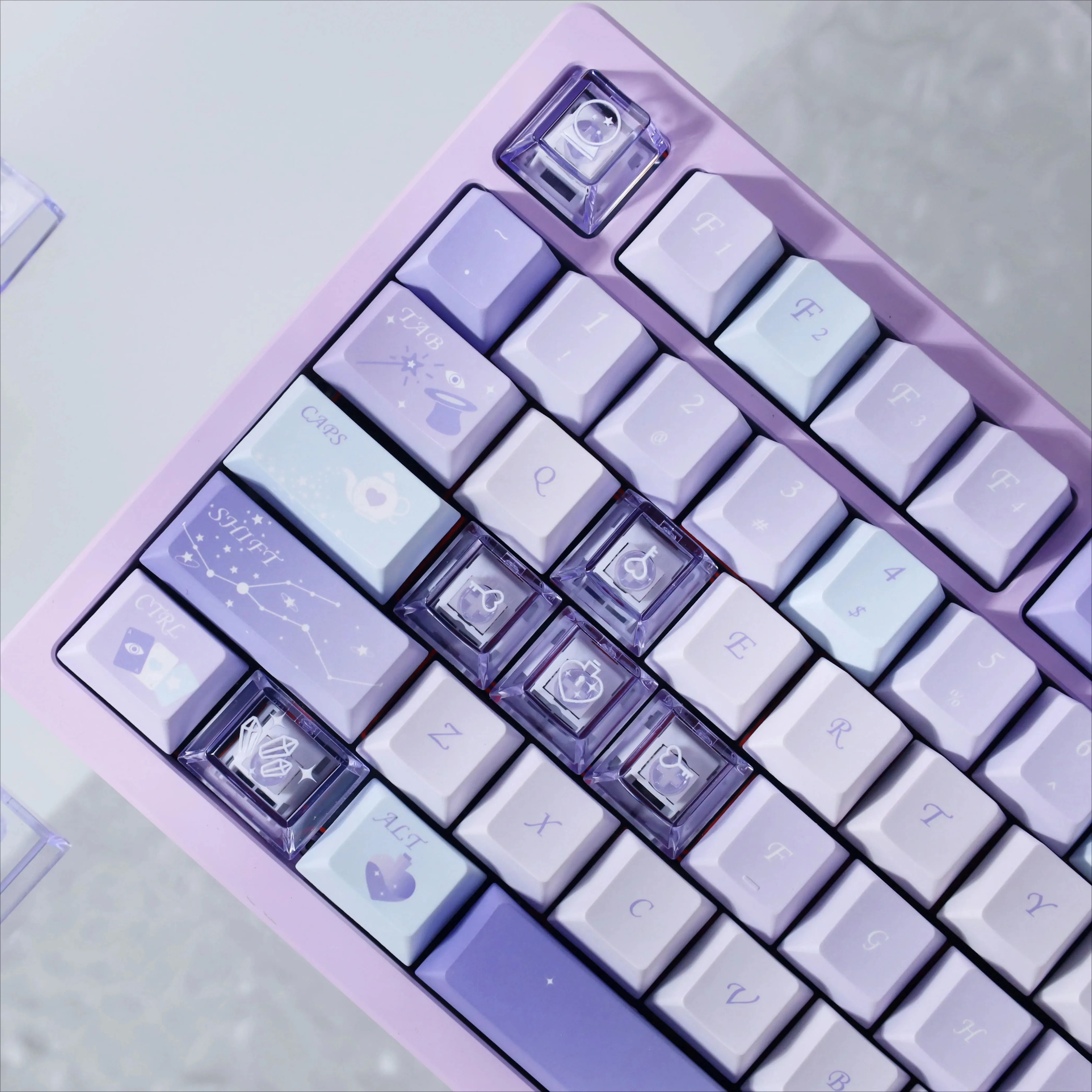 

Magic keycap/factory height PBT mechanical keyboard/magnetic axis wooting