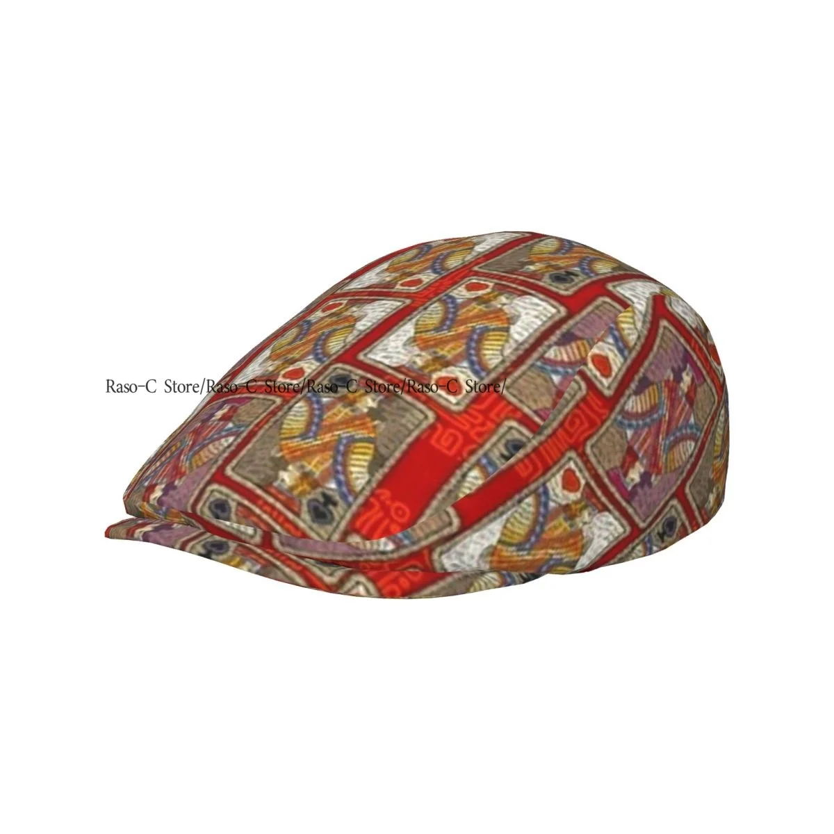 Flat Cap Men Women Newsboy Cap Playing Cards Pattern Jacks Poker Art Driving Bunnet Ivy Hat Bakerboy Hat Spring Summer Boina