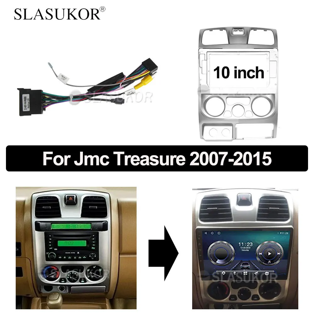 

Автомобильная рама для мультимедиа, 10 дюймов, для JMC treasure 2007 2008 2009 2010 2011 - 2015