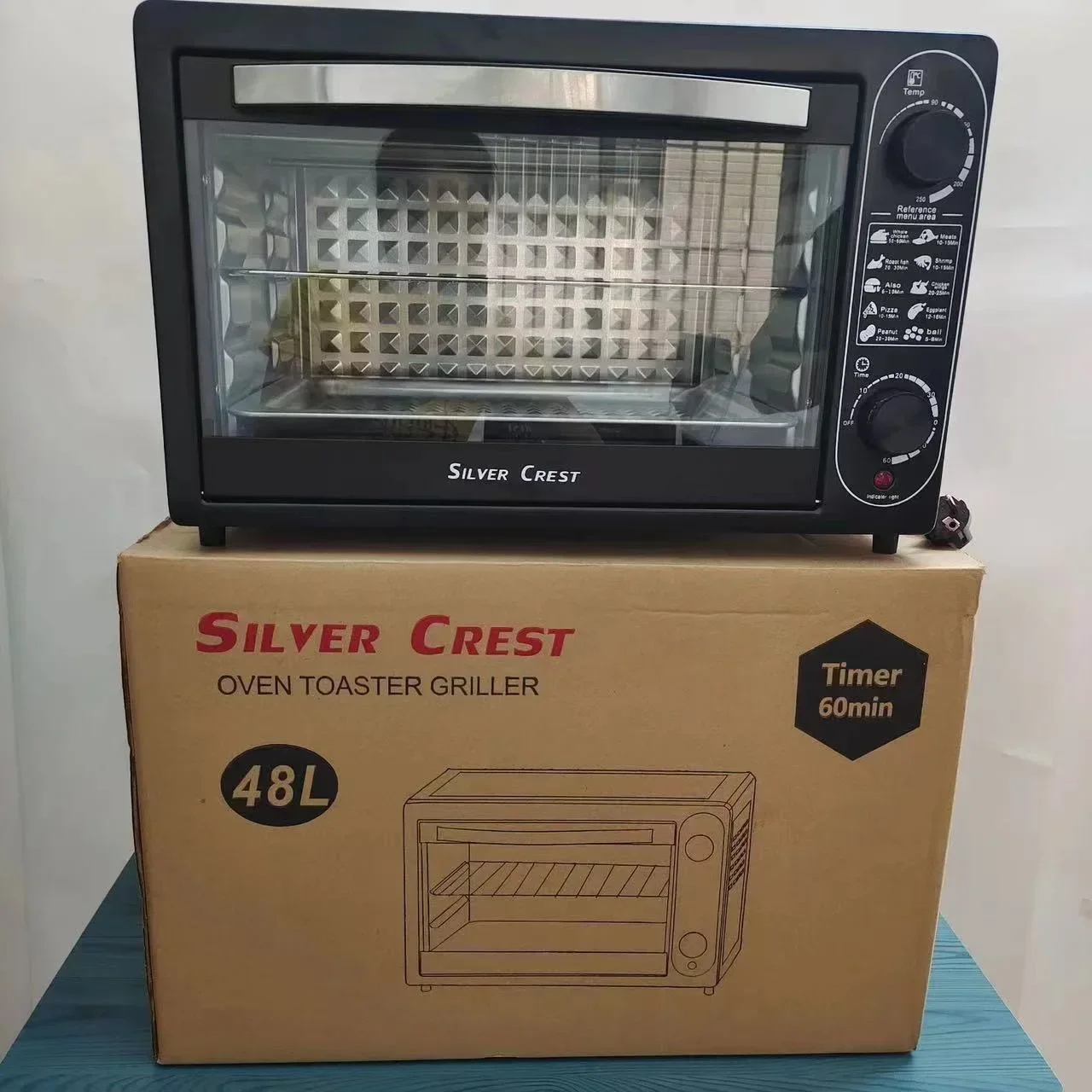 48 liter large capacity electric oven, independent temperature control oven, household wind oven, microwave oven