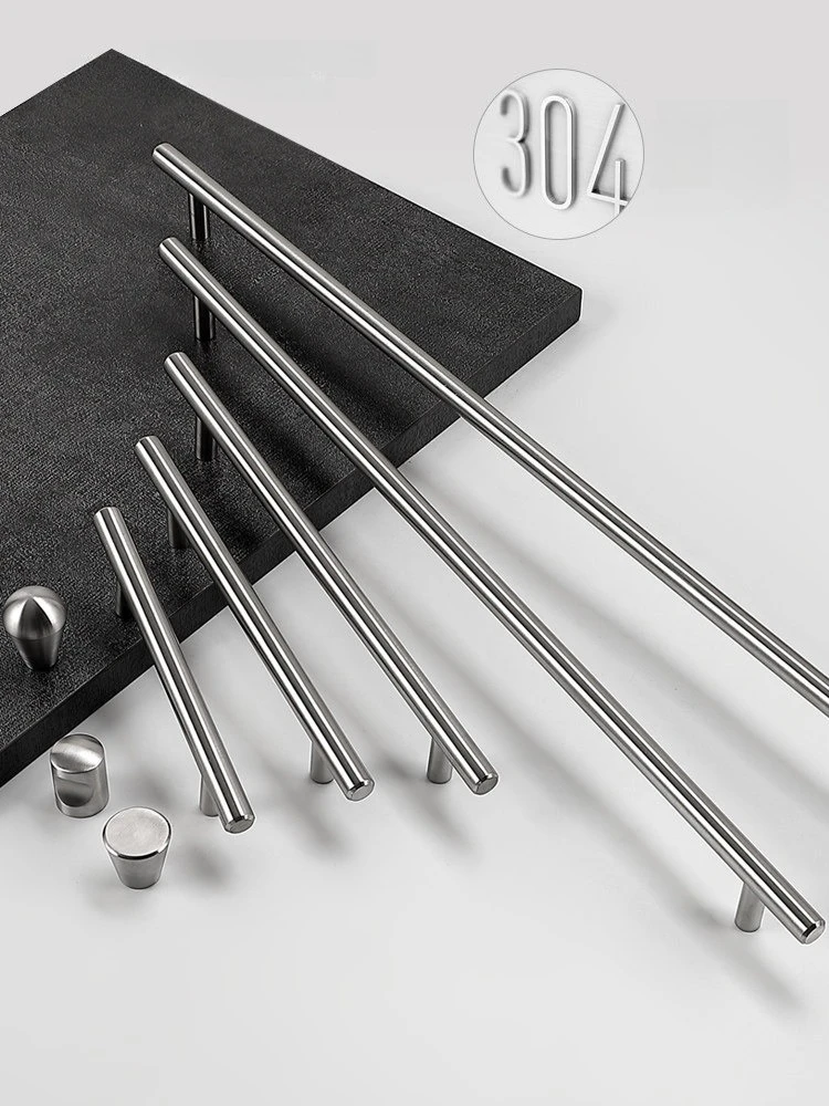 Современный минималистичный матовый шкаф из нержавеющей стали, шкаф для обуви, винный шкаф, ящик, ручка, удлиненная ручка