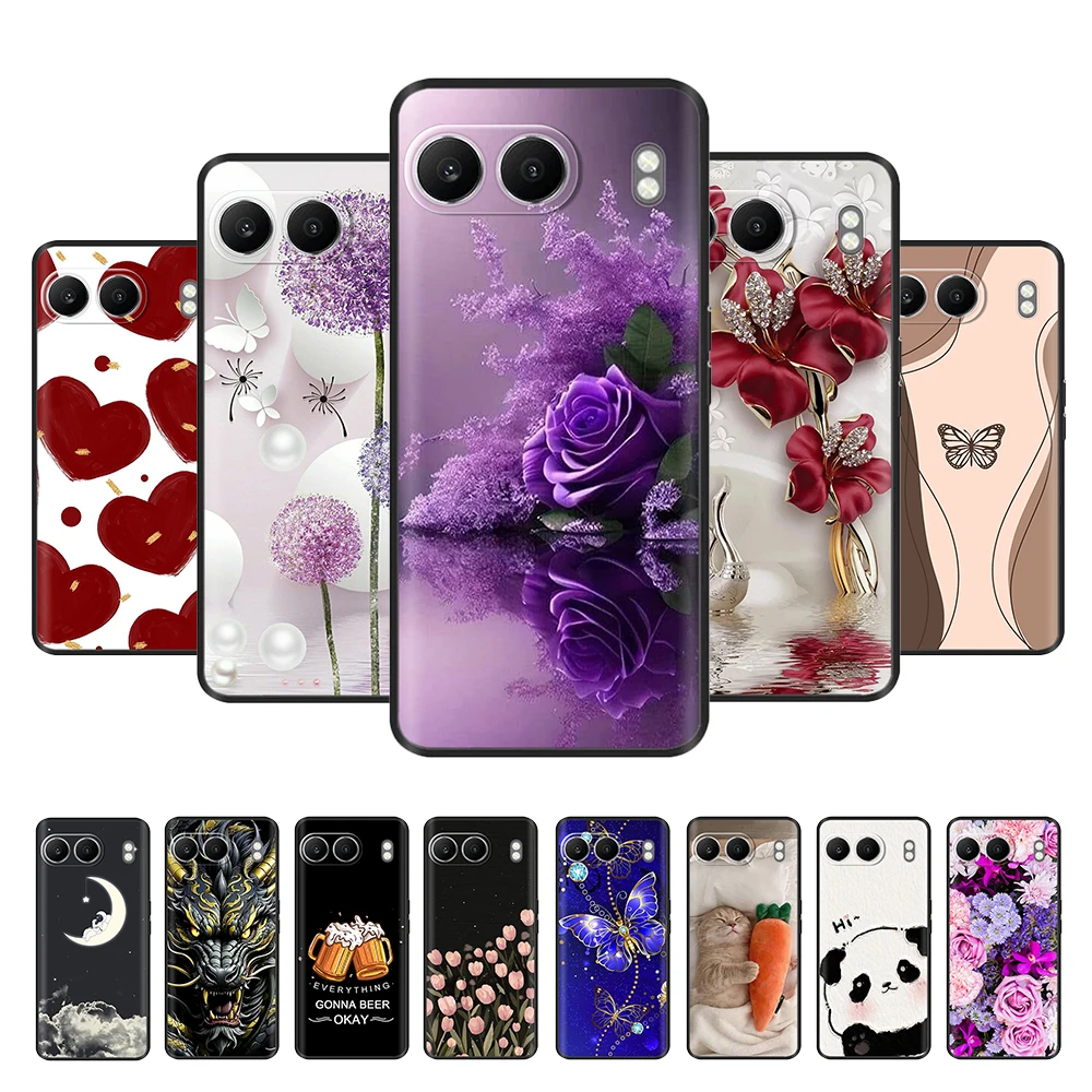 Para Oneplus nord 4 5G funda Nord4 lindo dinosaurio suave cubierta de teléfono de silicona líquida para OnePlus Nord 4 alta calidad TPU Coque Fundas