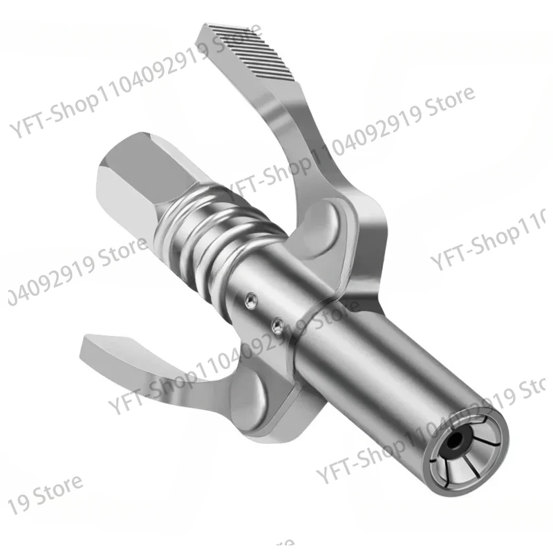 

NEW Car Grease Coupler Heavy-Duty Quick Release Grease Gun Coupler NPTI/8 10000PSI Two Press Easy to Push Accessories Repair Too