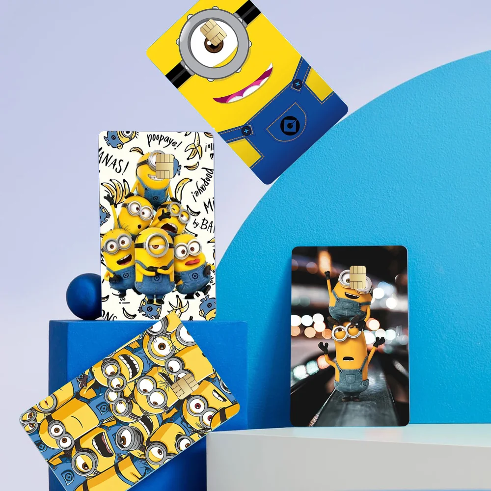 D-Despicable Me M-Minions Film Skin Aufkleber Klebeband für Bank Kredit- und Debitkarte,