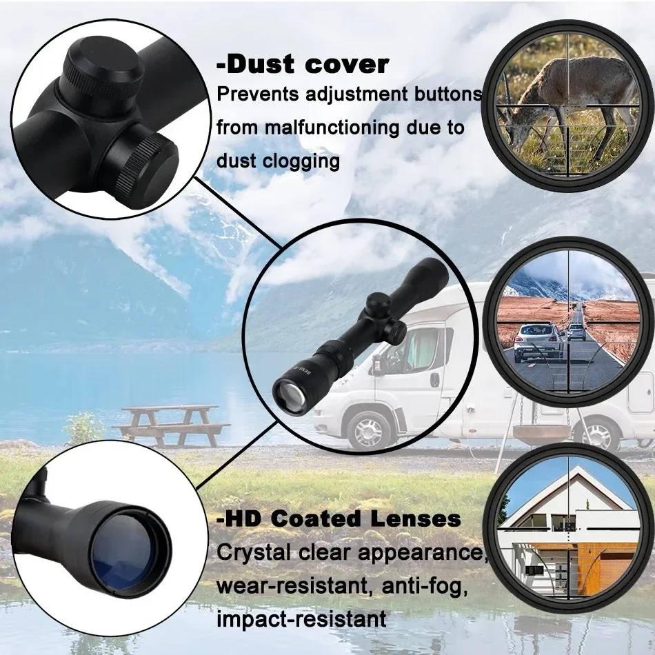 التكتيكية 3-9x32 البصرية Riflescope في الهواء الطلق اطلاق النار Crosshair شبكاني الادسنس طويلة المدى اطلاق النار البصر صالح 11 مللي متر/20 مللي متر السكك الحديدية جبل
