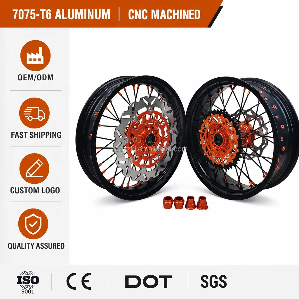 YZ250F YZ450F Supermoto Wheels 17