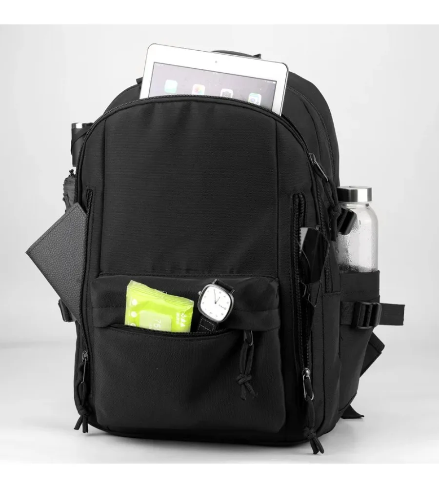

Everyday carry designed to grow with you from middle school to university life holds books and tech gear