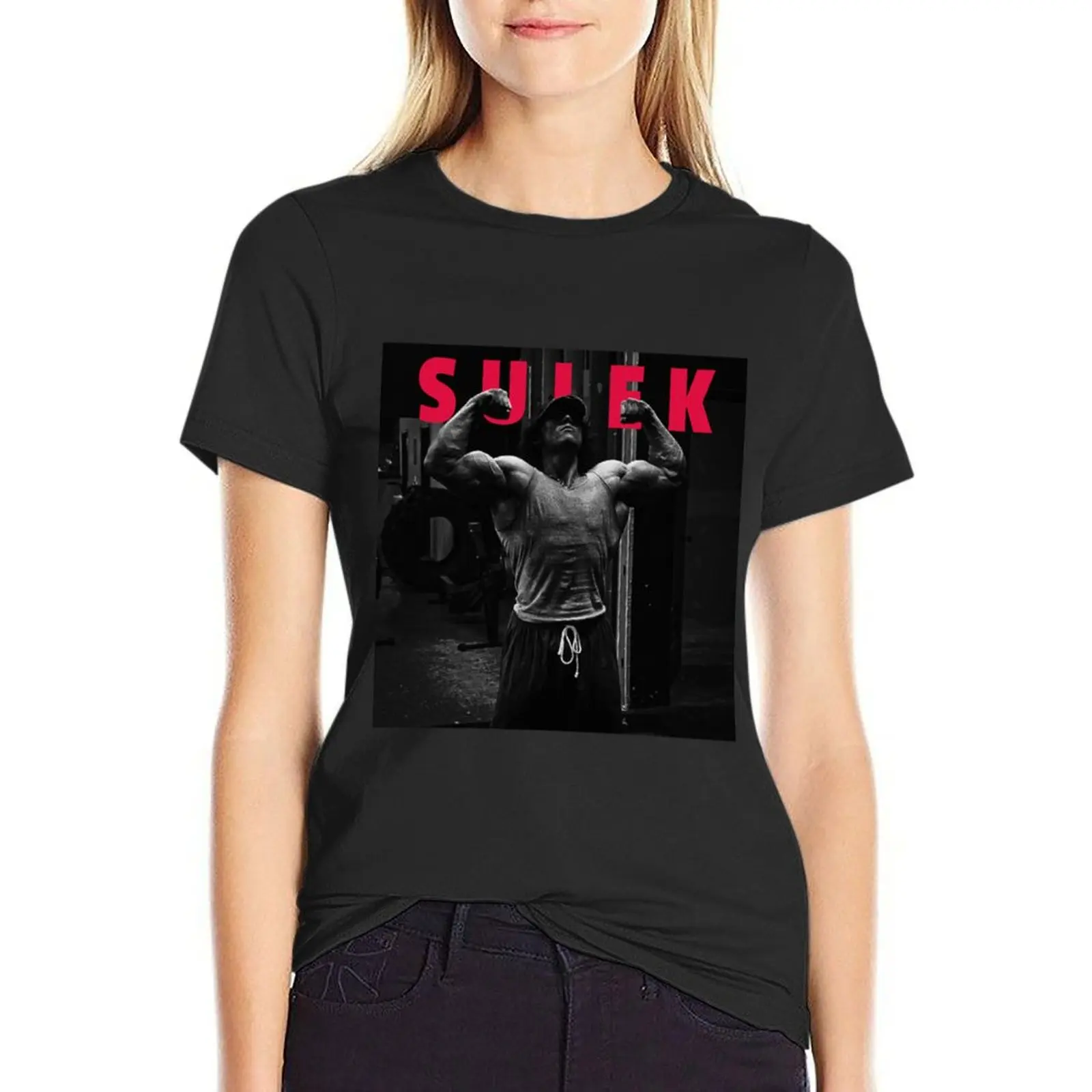 

Sam Sulek Inspiration T-Shirt aesthetic clothes quick drying animal print woman t shirt