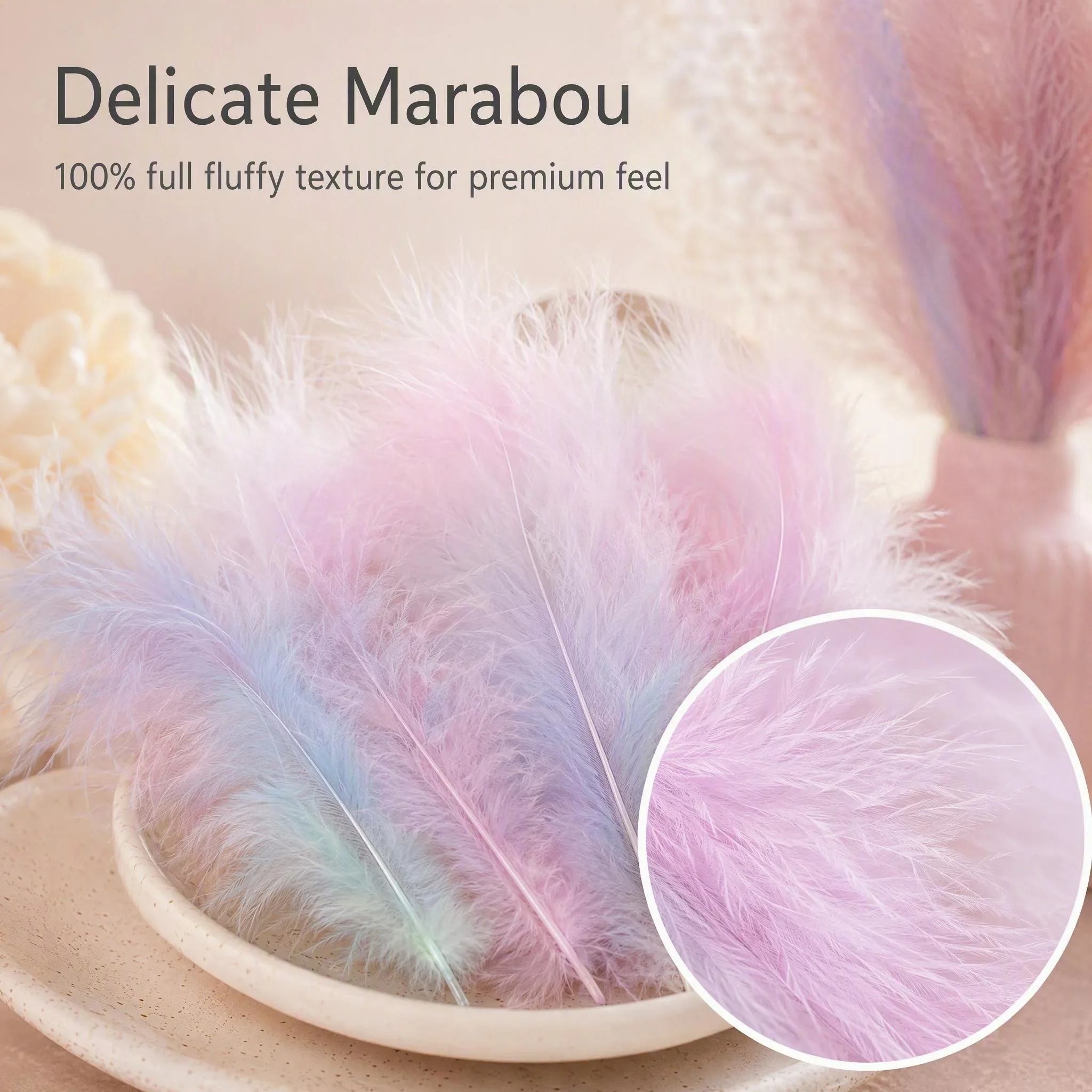 Turkey Marabou Feathers 9-18cm Soft Full Fluffy Plumes Wholesale DIY Craft Jewelry Costume Hat Party Decoration Materials