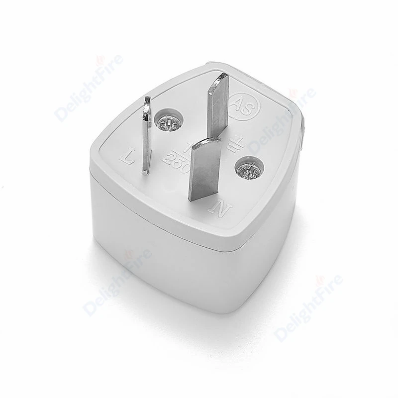 Adaptateur de prise AU universel, prise électrique, voyage, UE, Europe, États-Unis, États-Unis, Royaume-Uni, Australie, 3 broches, 2 broches, 1PC