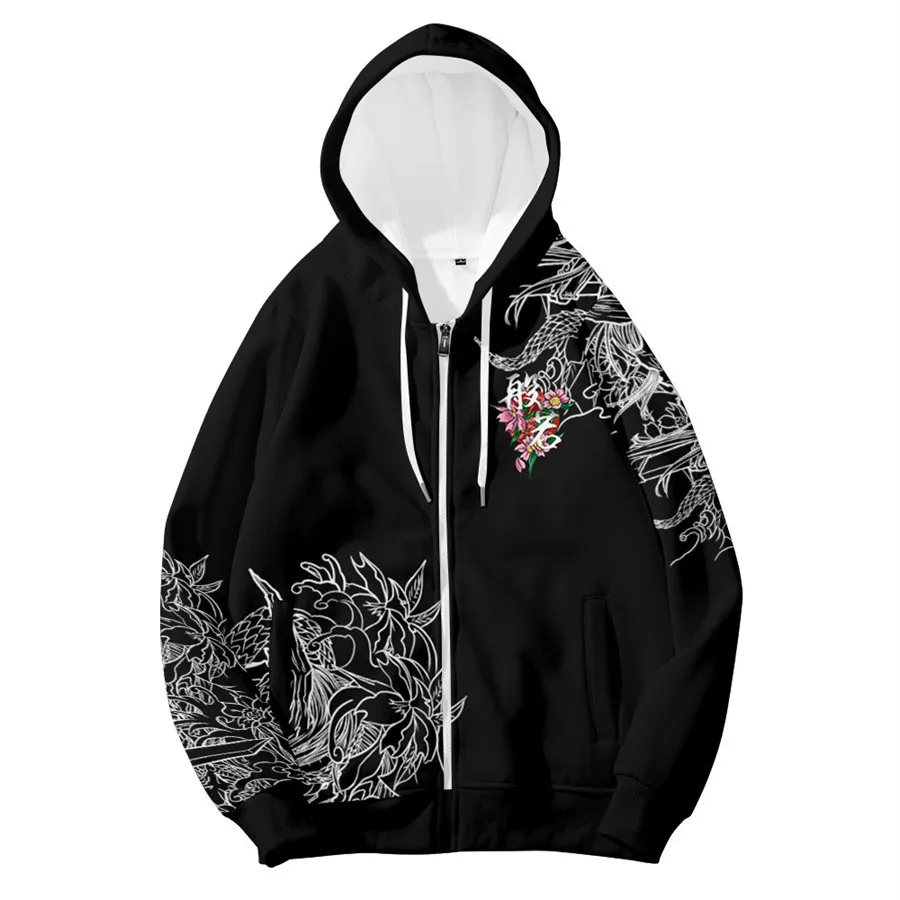 Anime japonês espada demônio moletom manga longa jaqueta das mulheres dos homens outono inverno harajuku uniforme casaco de lã jaquetas hoodies