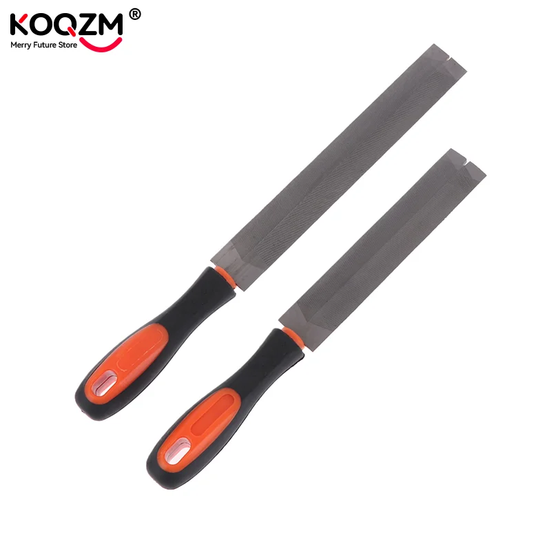 1pc 6/8 Inch Diamond Rhombic Saw File Triangle Metal File Bearing Steel Wood Rasp for Sharpening Saw Blade Woodworking Tools