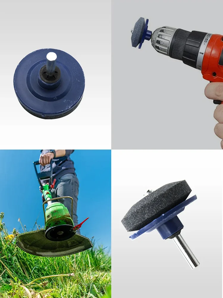 Blade Sharpener Grinding Stone Electric Knife Sharpener Wind Power Mower Wear Resistant Knife Sharpener Grinding Head Tool