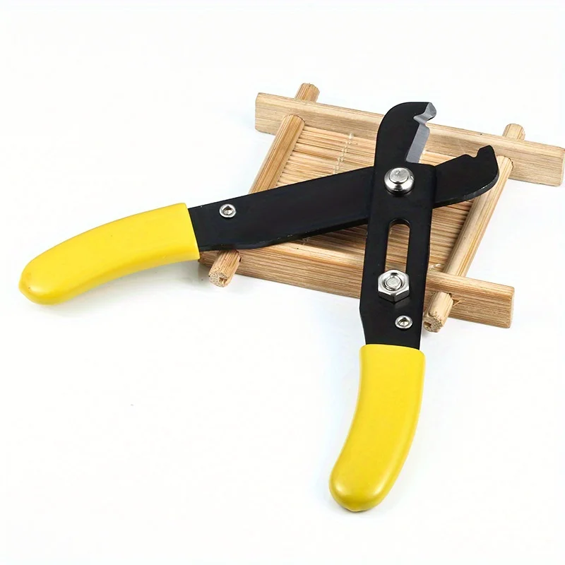 1pc Jewelry Making Chain Pliers - Riveted Manual Bag Chain Opening/Closing Tool DIY Cutter Toothless Clamp Adjustable Stripper view 4
