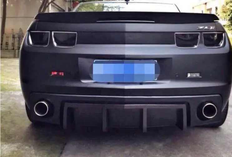 

High Quality ABS Black Primer Car Rear Bumper Lip Splitter Diffuser Cover For Chevrolet Camaro ZL1 2010 2011 2012 2013