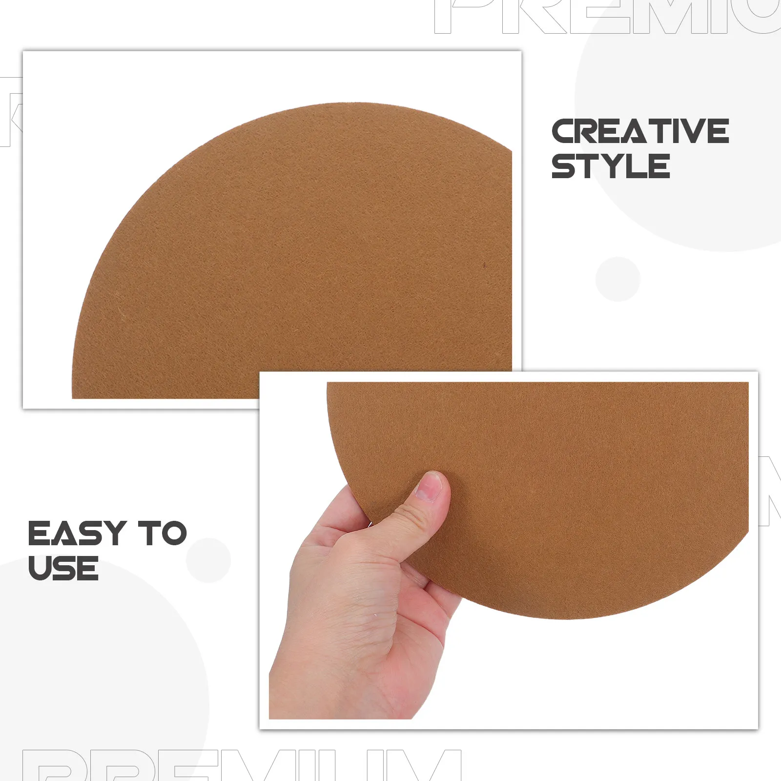 Double-Sided Absorbent Flower Pot Mat Large Non-Slip Water Tray Cushion Thickened Protector for Plants Indoor Outdoor Use