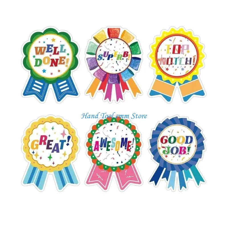 

H37F 300Pcs Reward Stickers Badge-Designs for Kids Motivational Stickers Reward Labels for Classroom, Outdoor Sports Game