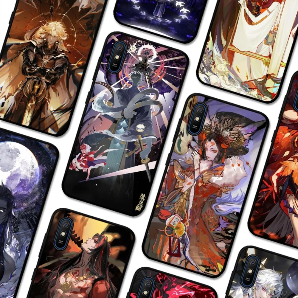 Onmyoji Phone Case For Redmi 5 6 7 8 9 10 plus pro 6 7 8 9 A GO K20 K30 K40 pro plus F3 Fundas