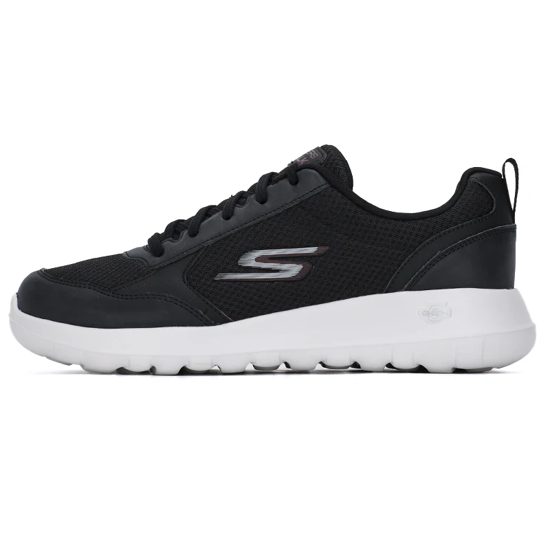 

Skechers Men's Shoes Go Walk Max Lightweight Strap Walking Shoes Fashionable and Plaid Casual Shoes 216166-Bkw