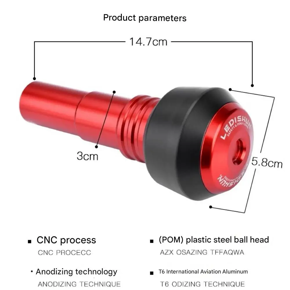 Anti-fall ball ZONTES 350D 350E 350M exhaust shockproof protective stick protective rubber D 350 M 350 E 350