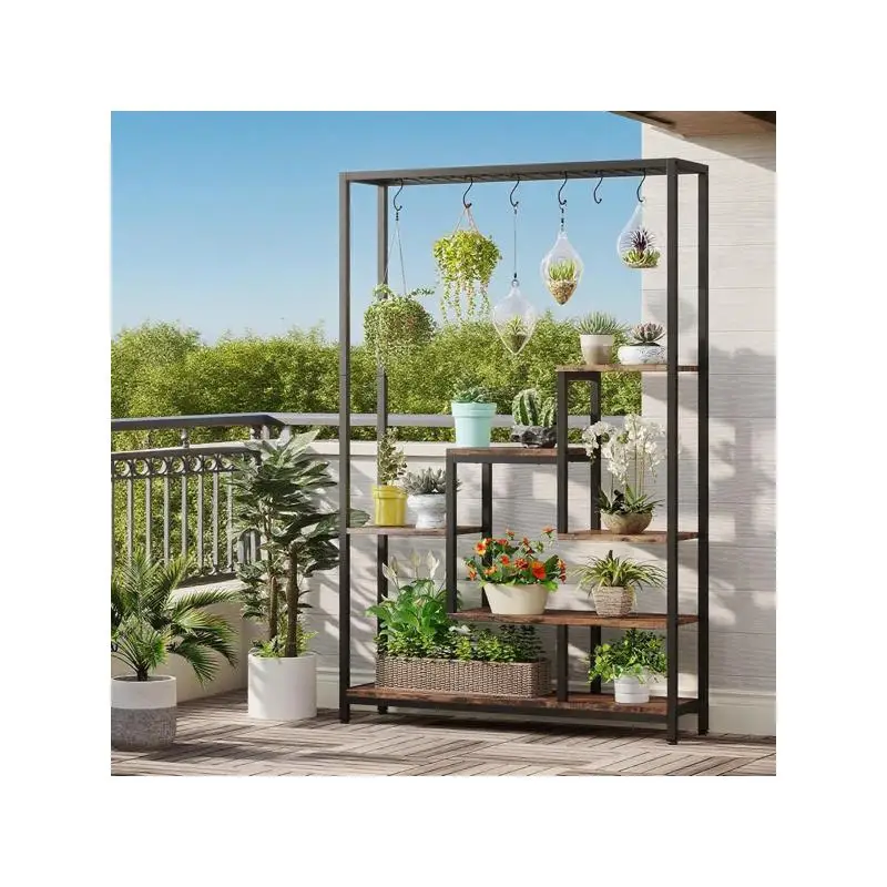 Plant Stand for Flowers - Modern & Stylish Indoor/Outdoor Display Rack, Versatile Flower Pod Holder for Home & Garden Decor,