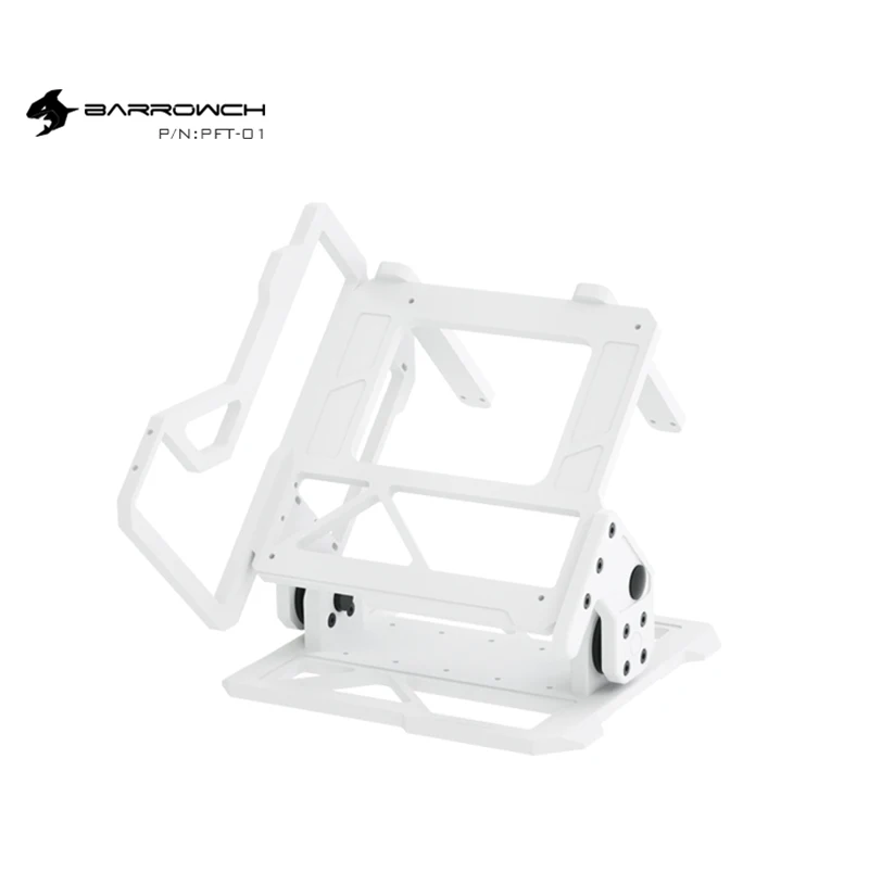 Barrowch ITX Open Frame Aluminum Alloy Water-cooling Computer Case DIY Adjustable Angle PFT-01