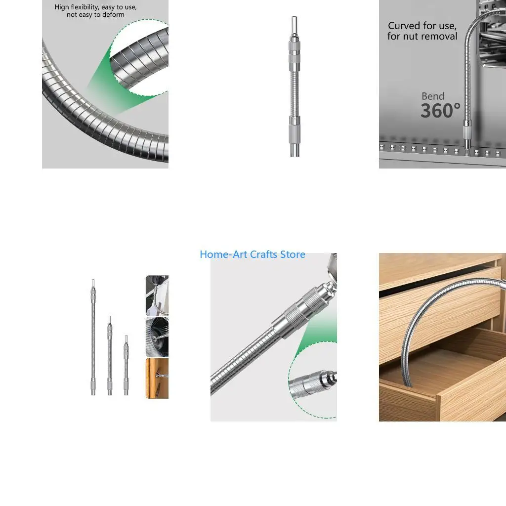 Y3NA Professional Grades Drill Extenders Bendable Hexagonal Shanks for Confined Areas