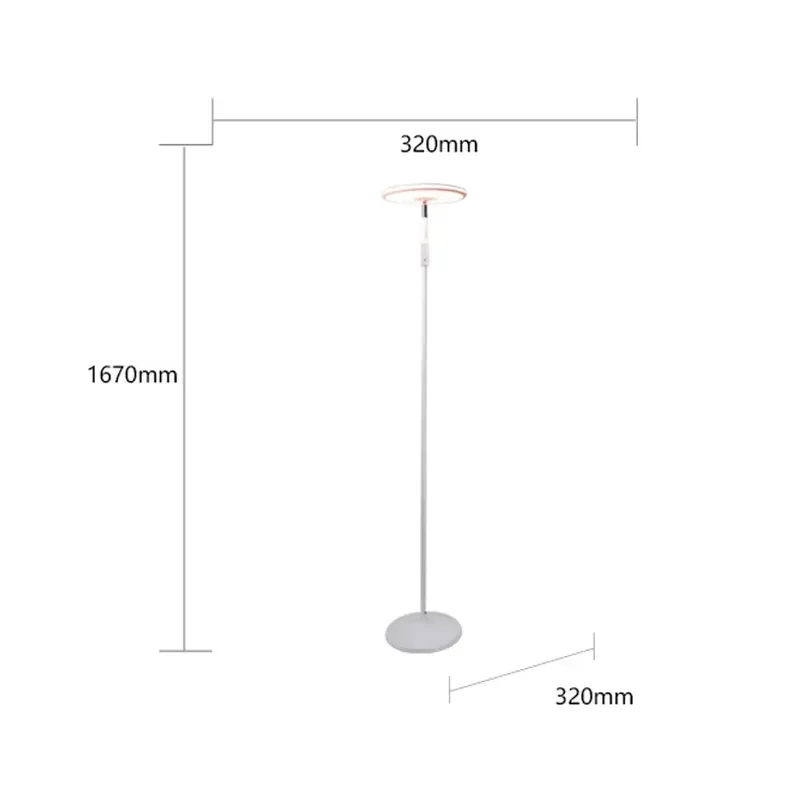 for 360  Floor Lamp Smart LED Standing Light with Remote Control Color Changing Ambient Lighting for Living Room