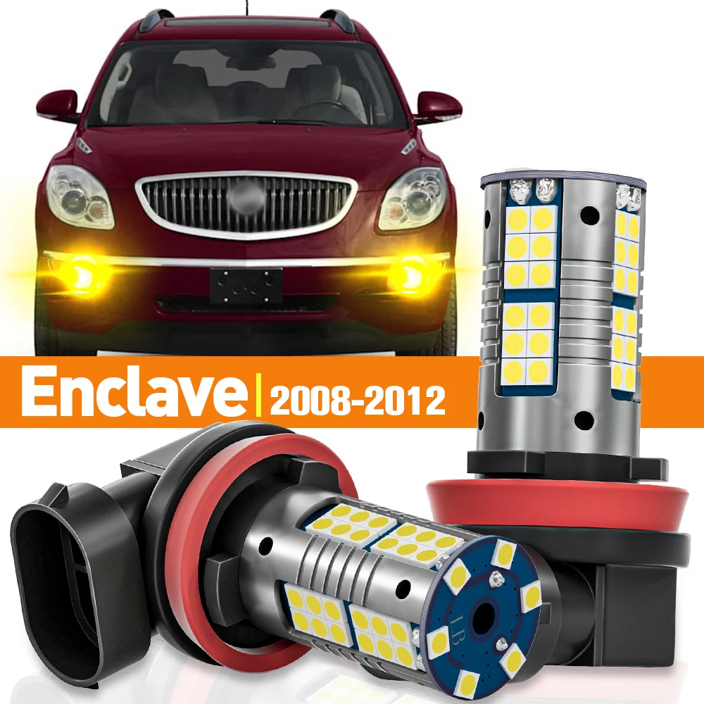 2pcs LED Fog Light For Buick Enclave 2008 2009 2010 2011 2012 Accessories Canbus Lamp