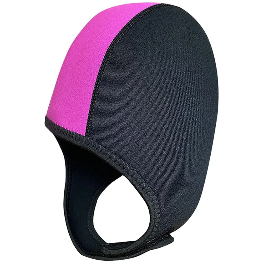 3MM Neoprene Wetsuit Caps Diving Hood With Chin Straps Women Cute Cat Ears Waterproof Hat Wetsuit Hood Swimming Snorkeling Caps