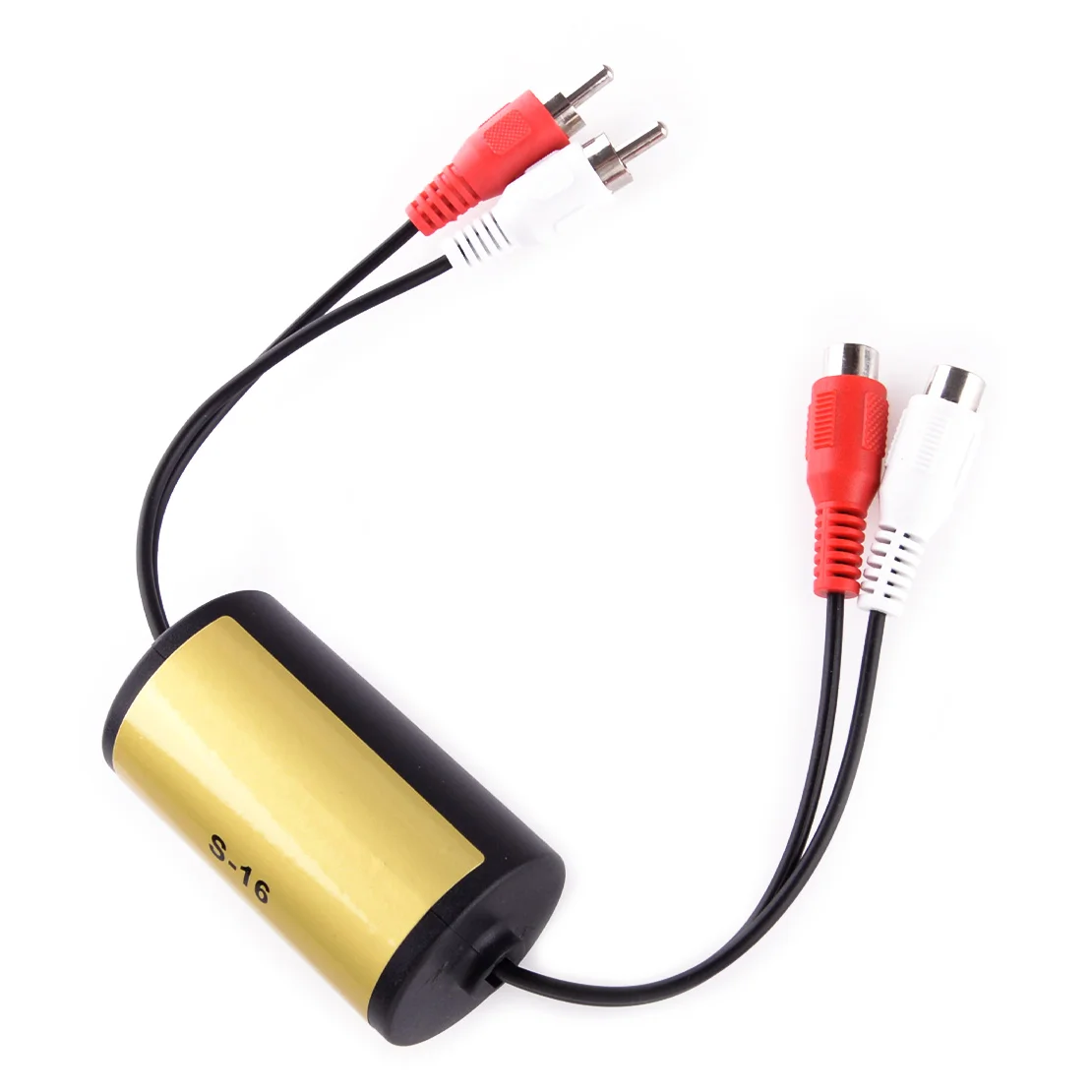 15 Amp Car Audio RCA Noise Filter Suppressor Isolation Transformer for Car and Home Stereo