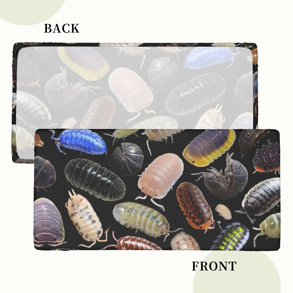 Isopods Insect Animal Customized Rectangular Tablecloth Oilproof Table Cover for Dining Events Table Cloth
