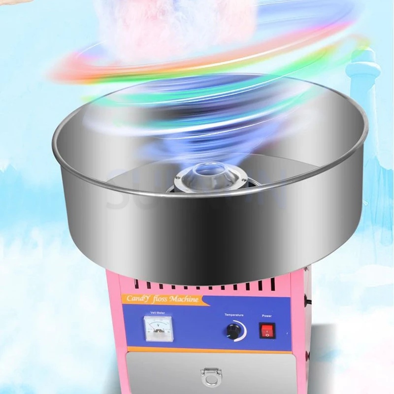 Commercial Cotton Candy Machine Marshmallow Fancy Candy Machine Fully Automatic Children Gift DIY Cotton Candy Machine