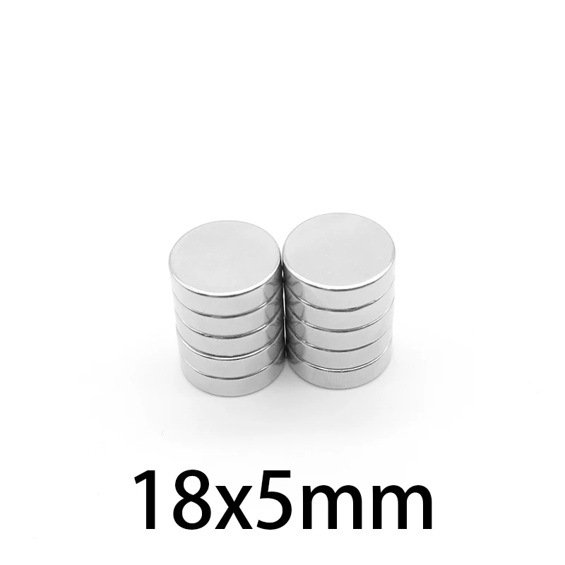 Neodymium N35 Dia 18mm X 5mm Strong Magnets Tiny Disc NdFeB Rare Earth For Crafts Models Fridge Sticking magnet 18x5mm