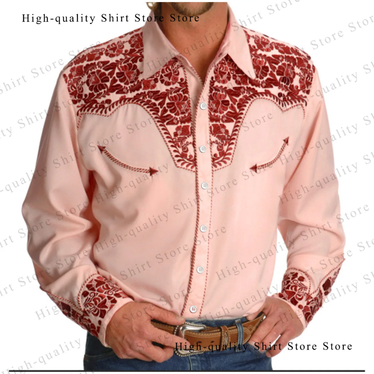 Western tribal ethnic style breathable men\'s shirt star color high-definition soft and comfortable top plus size men\'s clothing