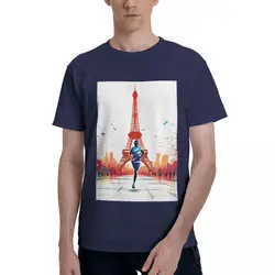 Bastille Day Happy T-shirt Unisex France Patriotic Eiffel Tower sports T Shirts running paris concept Summer T-Shirts