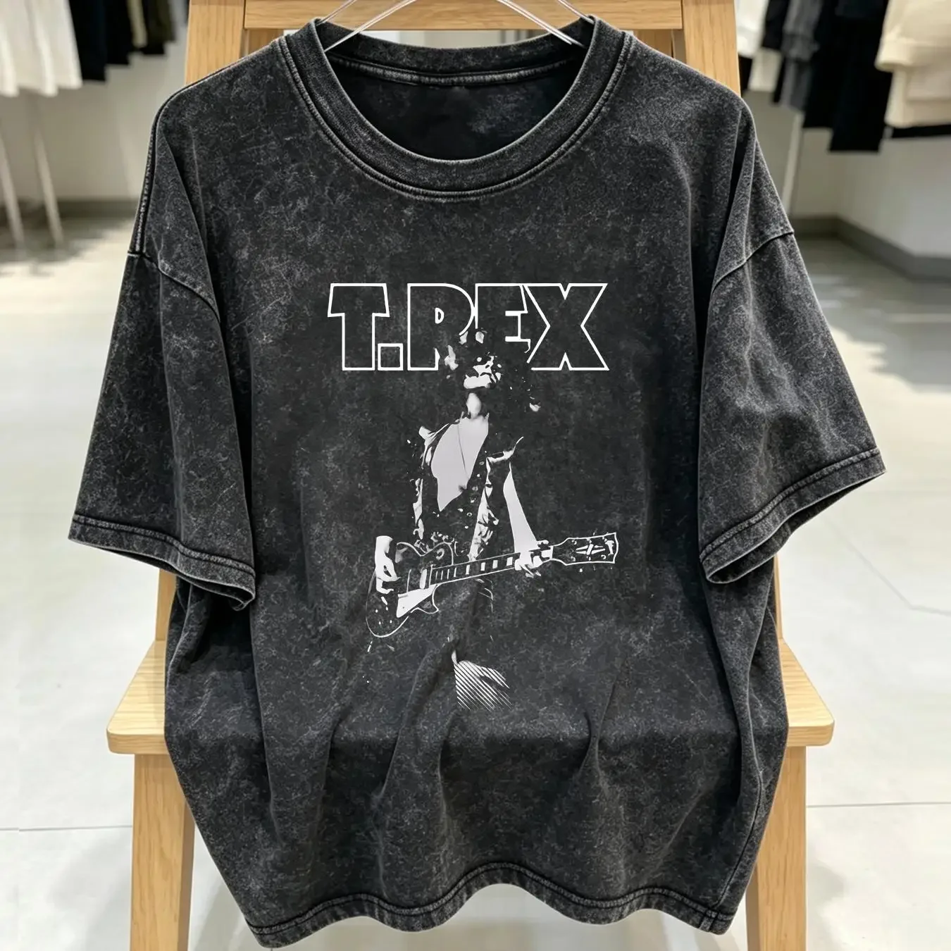 washed T Shirt Rex Marc Bolan Glam Funny Cotton Vintage For S 5XL vintage Washed Casual Unisex Comfortable