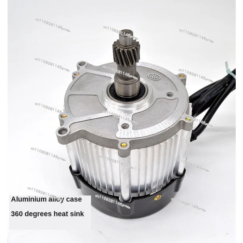 Electric Car Tricycle Motor 5 Hole 16 Tooth Differential Motor 48/60V   500/650/800/1000W Full Copper Core Copper Motor Assembly