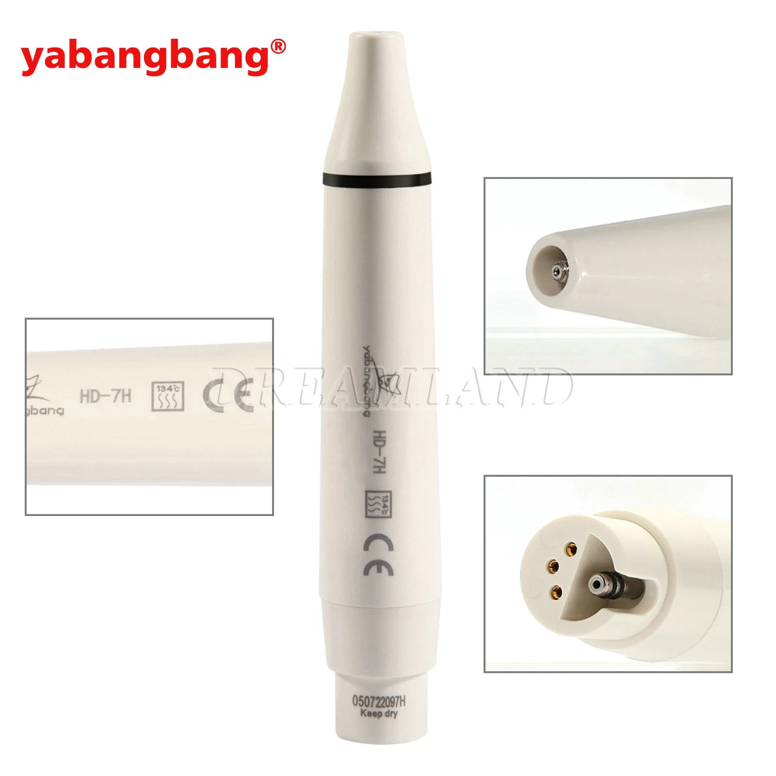 5pcs Dental Ultrasonic Piezo Scaler Handpiece Compatible For DTE SATELEC HD-7H